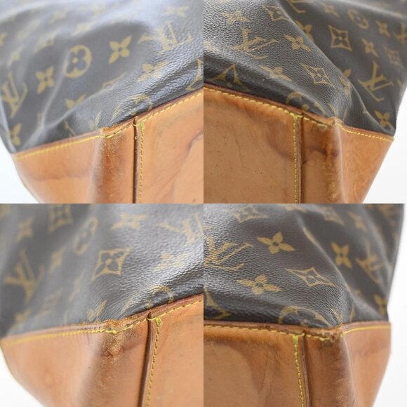 LOUIS VUITTON Cabas Mezzo Shoulder Bag Monogram Leather Brown - Picture 7 of 16